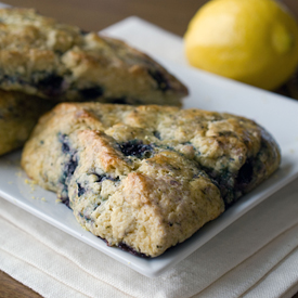 Einkorn Lemon Blueberry Scones