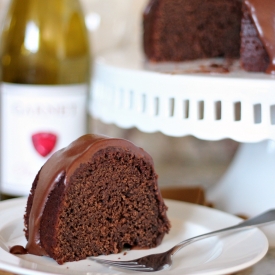 Chocolate and Wine Bundt Cake