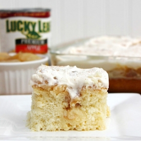 Caramel Apple Poke Cake