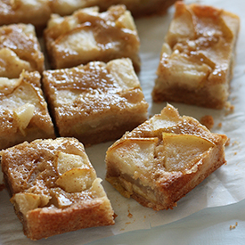 Brown Butter Pear Bars