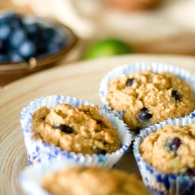 Grain Free Blueberry & Lime Muffins