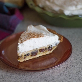 Sour Cream and Raisin Pie