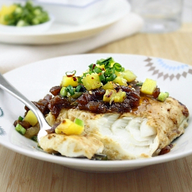 Asian-Style Broiled Halibut