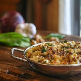 Spinach Prosciutto Mac & Cheese