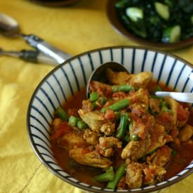 Chicken, Tomato & Green Bean Curry