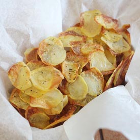 Irresistible Baked Potato Chips