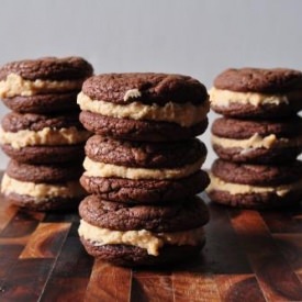 Choco Peanut Butter Sandwich Cookie