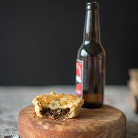 Spicy Lamb & Roasted Eggplant Pies