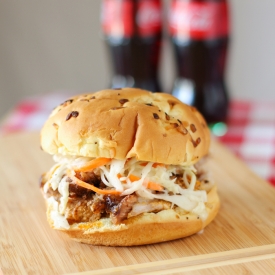 Smoked Pulled Pork Sandwiches