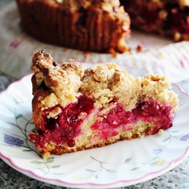 Blackberry Crumble Coffee Cake