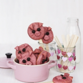 Beet and Cinnamon Biscuits