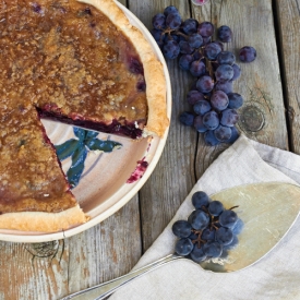 Concord Grape Pie