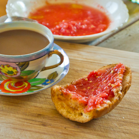 Pan con Tomate