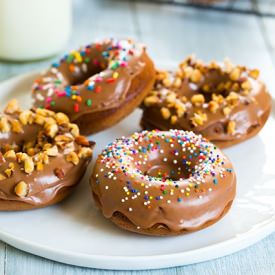 Baked Nutella Doughnuts