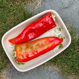 Stuffed Sweet Pepper with Feta