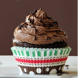 Triple Chocolate Nutella Cupcakes