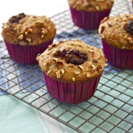 Healthier Blackberry Muffins