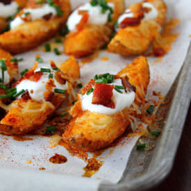 Loaded Baked Potato Wedges