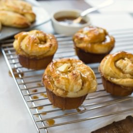 60 Minute Caramel Apple Sticky Buns