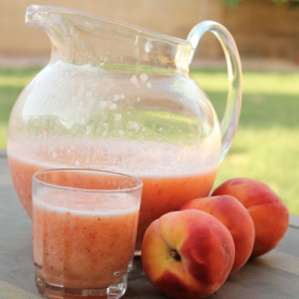 Peach Lemonade Slush