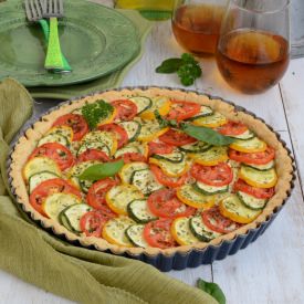 Tomato and Zucchini Tart