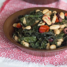 White Bean, Kale and Tomato Salad