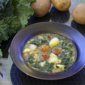 Portuguese Sausage Kale Potato Soup