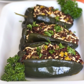 Stuffed Poblano Peppers