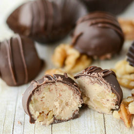 Maple Walnut Truffles