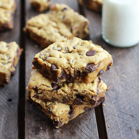 WW Choc. Chip Pumpkin Cookie Bars