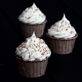 Dark White Chocolate Cupcakes