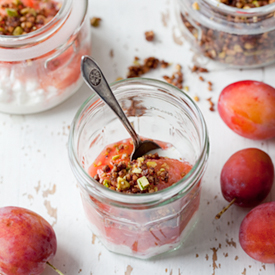 Naturally Sweetened Plum Compote