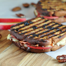 Apple, Brie, and Pecan Panini