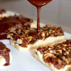 Homemade Snickers Bars