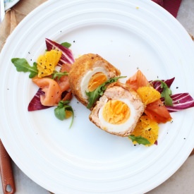 Salmon Scotch Eggs