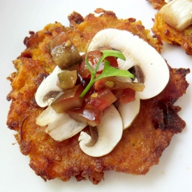 Savory Carrot Pancakes