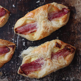 Bechamel Pancetta Turnovers