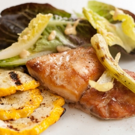 Maple Hake BBQed on a Cedar Plank