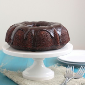 Glazed Chocolate Zucchini Bundt