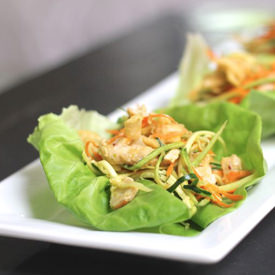 Asian Chicken Veggie Wraps