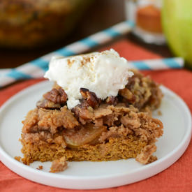 Spiced Pumpkin Apple Dump Cake