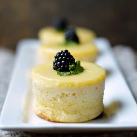 Meyer Lemon Pudding Cakes