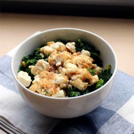 Pan-fried Tofu and Kale Bowl