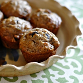 Vegan Zucchini Banana Muffins