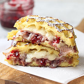 Monte Cristo Waffle Sandwich