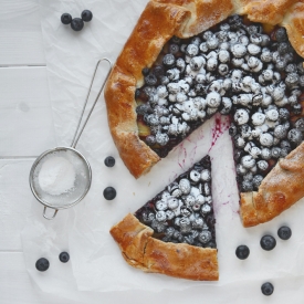 Blueberry & Peach Galette