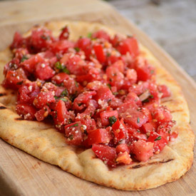 Simple Homemade Bruschetta