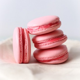 Red Skin Macarons