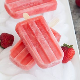 Strawberry-Watermelon Popsicles