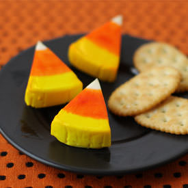 Candy Corn Cheese Wedge